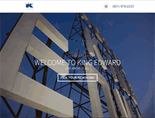 Tablet Screenshot of kingedapartments.com